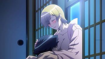 Dos chicas anima reciben creampie de chico universitario