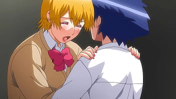 Dos chicas anima reciben creampie de chico universitario