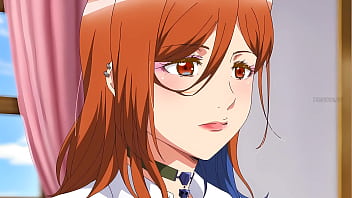 Dos chicas anima reciben creampie de chico universitario