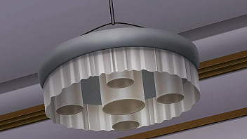 Dos chicas anima reciben creampie de chico universitario