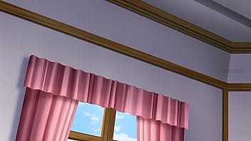 Dos chicas anima reciben creampie de chico universitario