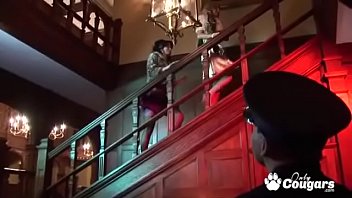 Big titty cougars have some fetish group sex