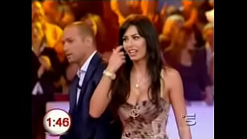 Another hot lady takes part in the indoor surfing game on buono domenica which inevitibly leads to upskirts and downblouse moments