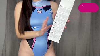 Hungarian girl demonstrates how to use a whip vibrator in hungarian