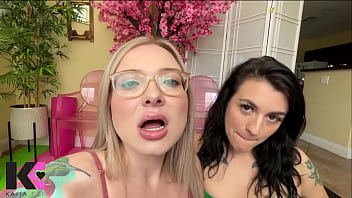 Starving giantess hunters pluck tinies into their vore