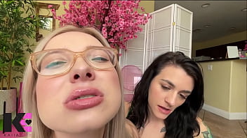 Starving giantess hunters pluck tinies into their vore