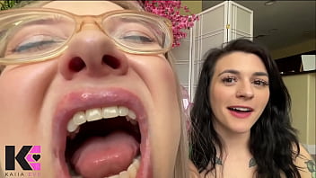 Starving giantess hunters pluck tinies into their vore