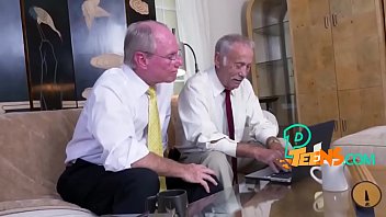 Kinky grandpa banging lovely teen