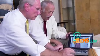 Kinky grandpa banging lovely teen