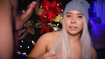 College blonde is fucked by her boyfriend while they record a porn video and broadcast on a webcam show