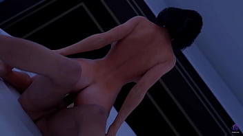 Stepson fucks his sexy stepmom while stepdad watches 3d hentai animated porn milfy city