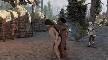 Skyrim b and l mod in whiterun and decided to join the companions to fuck and meeting everyone