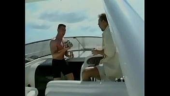 Hot threesome in ibiza on yacht