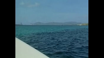 Hot threesome in ibiza on yacht