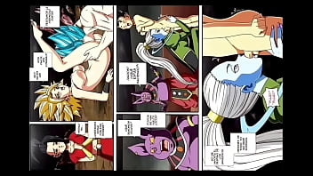 Goku x caulifla y kale