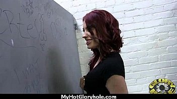 Sexy ebony enjoying gloryhole 30
