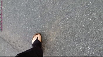 Pedal pumping in hausschuhen ** nylonfeet **