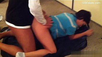 Sexy model asshole licking