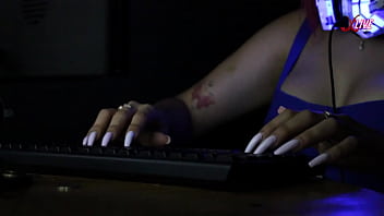 Very beautiful latina with big tits subtly demonstrates her talent and agility dexterity and sensuality