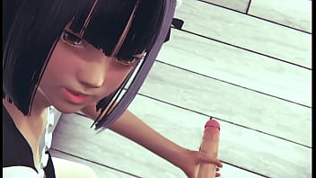 Playing with maid in the kitchen honeyselect2