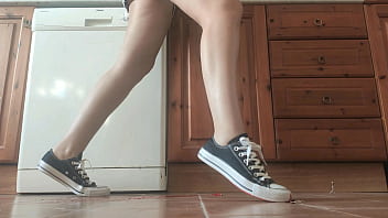 Giantess in sneaker crush tiny man Giantess in sneaker crush tiny man