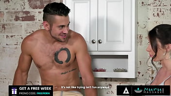 Cute girl gets hot creampie in her tight pussy