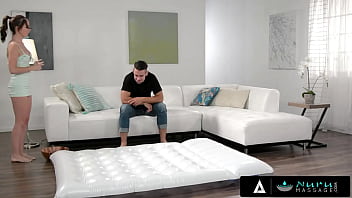 Cute girl gets hot creampie in her tight pussy