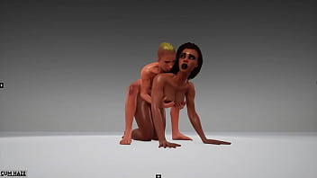 Ebony amazoninan gets fucked 3d