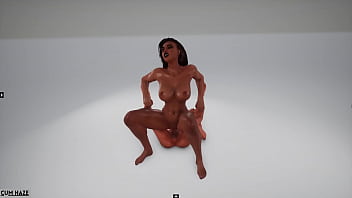 Ebony amazoninan gets fucked 3d