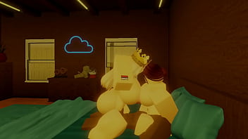 Robloxian bbc having an intense threesome
