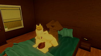 Robloxian bbc having an intense threesome