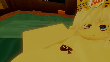 Robloxian bbc having an intense threesome