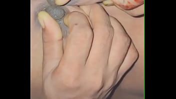 Deshi bhabi playing with her boobs