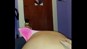 Girlfriend gets cream inside