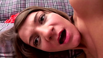 Brunette lesbians break out the big toys to please each other