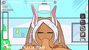 Multiple characters sloppy dick sucking hole house game