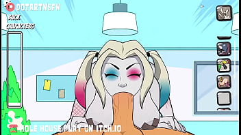 Multiple characters sloppy dick sucking hole house game