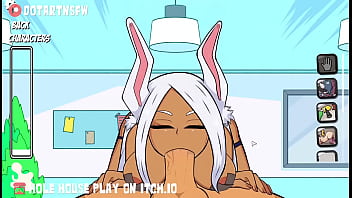 Multiple characters sloppy dick sucking hole house game