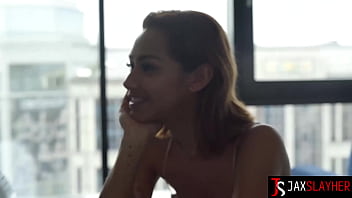 Sexy veronica leal squirts from jax slayher black hard dick