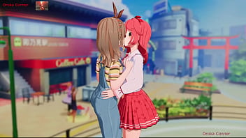 2 girls one public scene zero shame