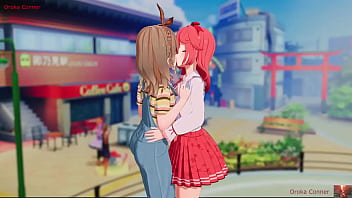 2 girls one public scene zero shame