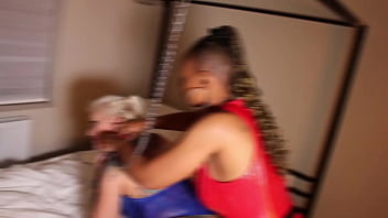 Absolute anal domination with lola marie strap drool anal spit femdom female orgasm anal training