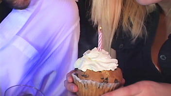 Birthday blow hot blonde gets fucked and facialled on her birthday