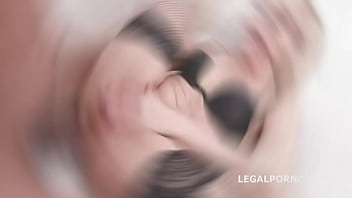 Dap destination katy kiss gets 4on1 balls deep anal dap gapes & swallow gl097