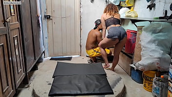 Safada foi fazer arrumacao e deu vontade de dar cu