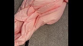 Pumping up a large blow up doll