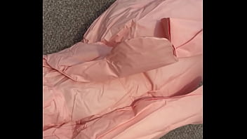 Pumping up a large blow up doll