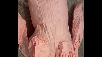 Pumping up a large blow up doll