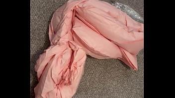 Pumping up a large blow up doll