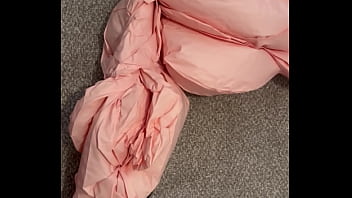 Pumping up a large blow up doll